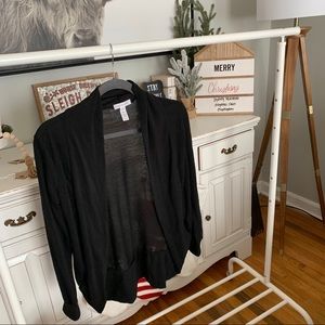 Black Circle Cardigan
